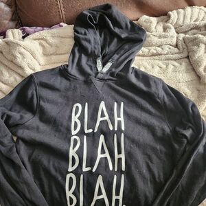 George Black Hoodie with White Trim